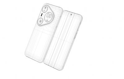 华为HUAWEI Pura 80 Ultra C4D模型