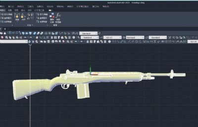M14 Rifle越战美军用自动步枪