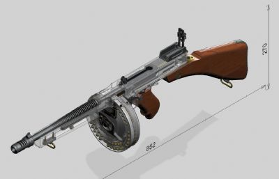 汤普森冲锋枪 Thompson Submachinegun 芝加哥打字机