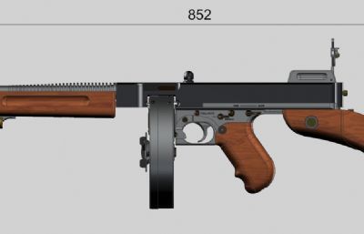 汤普森冲锋枪 Thompson Submachinegun 芝加哥打字机