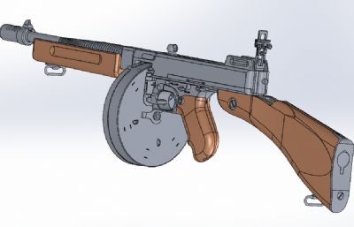 汤普森冲锋枪 Thompson Submachinegun 芝加哥打字机