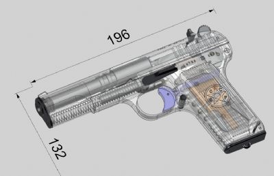 TT-33托卡列夫苏联半自动手枪