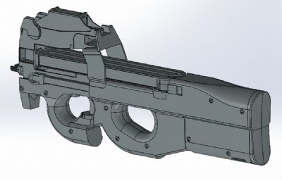 P90 Submachine Gun比利时赫斯塔尔公司研制的一型冲锋枪