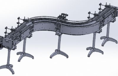 S型链板输送机输送线
