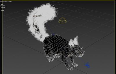 卡拉布里亚黑松鼠3dmax模型