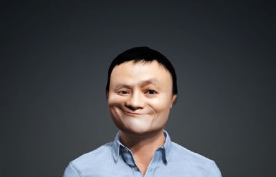 次世代写实富豪模型,酷似范小勤,马爸爸 ,有绑定