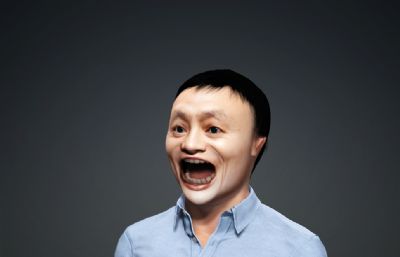 次世代写实富豪模型,酷似范小勤,马爸爸 ,有绑定