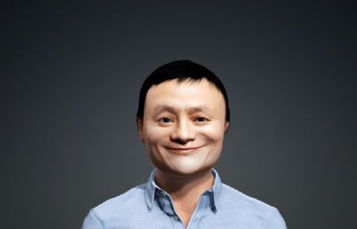 次世代写实富豪模型,酷似范小勤,马爸爸 ,有绑定
