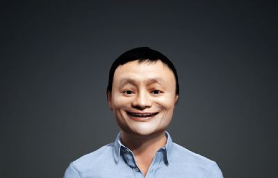 次世代写实富豪模型,酷似范小勤,马爸爸 ,有绑定
