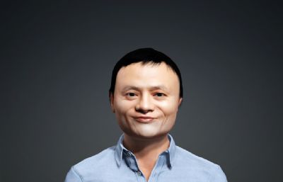 次世代写实富豪模型,酷似范小勤,马爸爸 ,有绑定