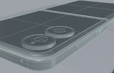 小米 MIX Flip 2手机3D模型