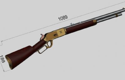 温彻斯特M1876杠杆折叠霰弹枪
