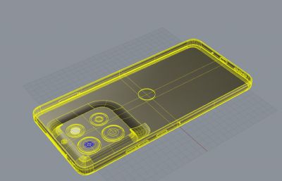 摩托罗拉 Moto G86手机外观模型