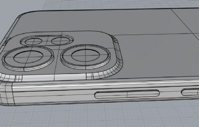 OPPO RENO 14F手机外观模型