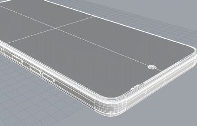 摩托罗拉 Moto G86手机外观模型