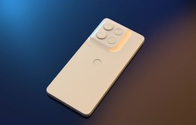 摩托罗拉 Moto G86手机外观模型