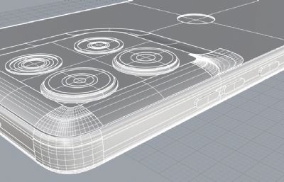 摩托罗拉 Moto G86手机外观模型