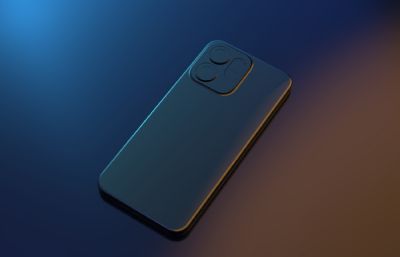 OPPO RENO 14F手机外观模型