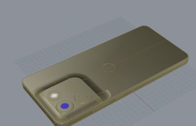 摩托罗拉 Moto G86手机外观模型