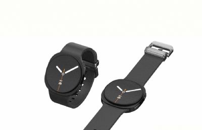 三星Galaxy Watch 8手表渲染文件包含贴图