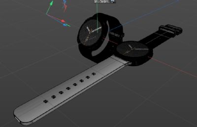 三星Galaxy Watch 8手表渲染文件包含贴图