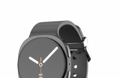 三星Galaxy Watch 8手表渲染文件包含贴图