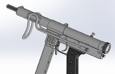 M3 Submachine Gun冲锋枪注油枪黄油枪STP,FBX模型