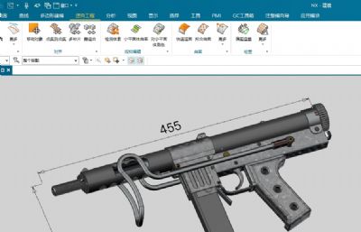 M3 Submachine Gun冲锋枪注油枪黄油枪STP,FBX模型
