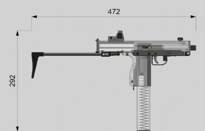 Steyr TMP斯太尔MP9微声冲锋枪