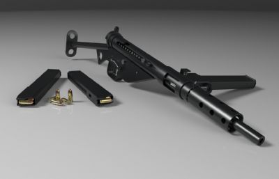 司登mk2冲锋枪STEN Submachine Gun二战英国斯登冲锋枪