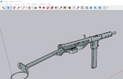 司登mk2冲锋枪STEN Submachine Gun二战英国斯登冲锋枪