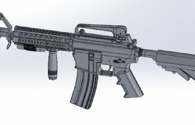无弹匣MK18美国海军陆战队突击步枪Close Quarters Battle Receiver (CQBR)