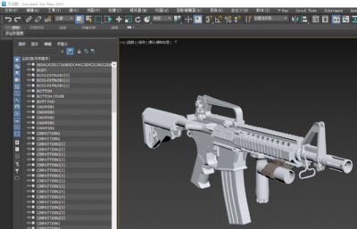 无弹匣MK18美国海军陆战队突击步枪Close Quarters Battle Receiver (CQBR)