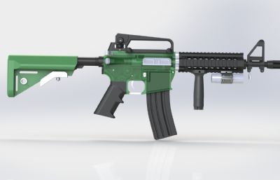 无弹匣MK18美国海军陆战队突击步枪Close Quarters Battle Receiver (CQBR)