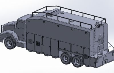 高压输电作业与巡检重型维护车
