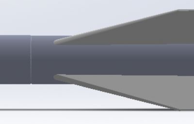 S-75高空防空地对空导弹简易模型