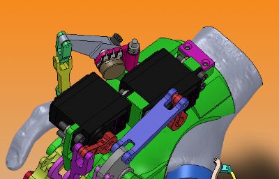 假肢机械手掌结构