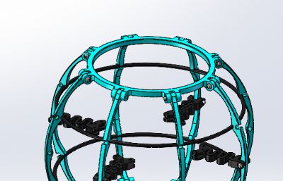 无人机足球的保护框架