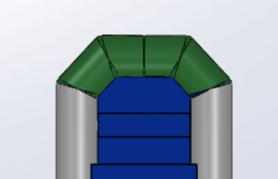皮筏艇三维模型