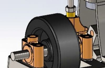 带提升阀的高速单流蒸汽机
