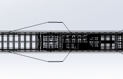 S-75高空防空地对空导弹简易模型