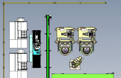 电机轴加工装配线