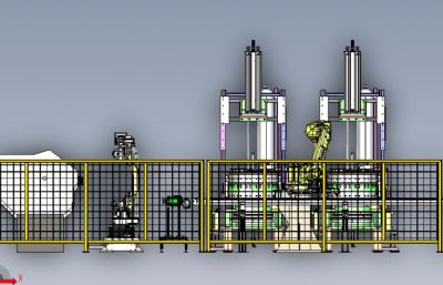 电机轴加工装配线