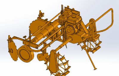 种地用的铺膜机器