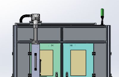 铝型材机罩上罩+滑动吊臂操作箱