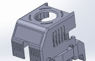 微探针BTT用Qidi Q1 PRO风扇管道