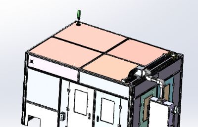 铝型材机罩上罩+滑动吊臂操作箱