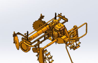 种地用的铺膜机器