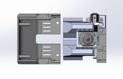 微探针BTT用Qidi Q1 PRO风扇管道