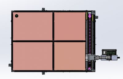 铝型材机罩上罩+滑动吊臂操作箱